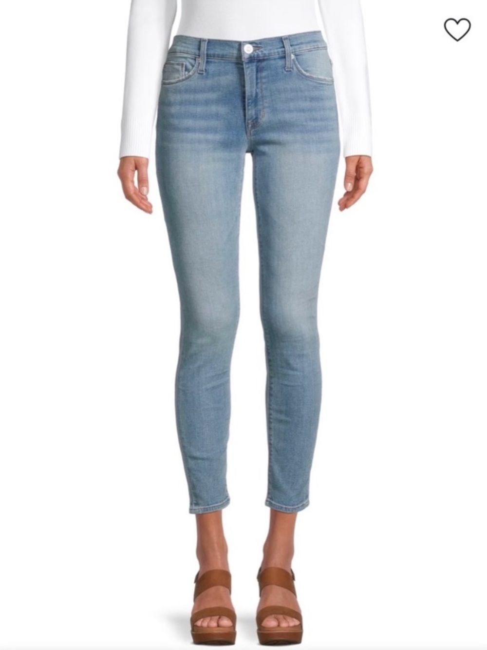 Hudson Jeans Natalie Super Skinny Jeans Light Wash Mid-Rise 27